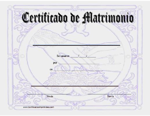 Certificado De Matrimonio Certificado De Matrimonio Acta De Matrimonio Juegos De Matrimonio