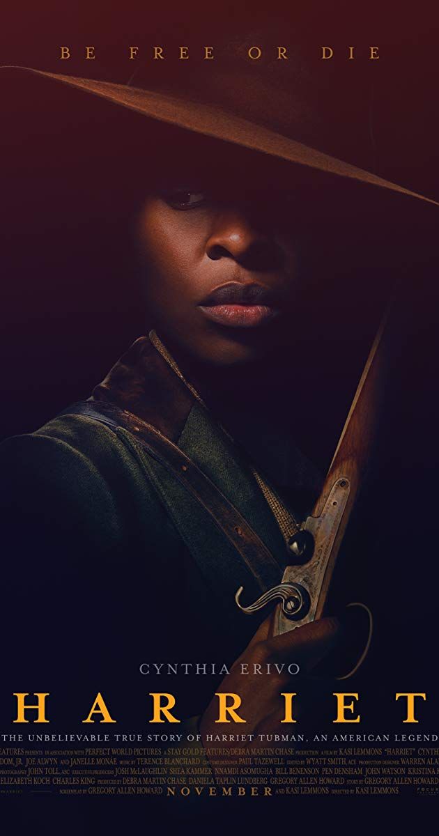 directed by kasi lemmons with cynthia erivo janelle monae joe alwyn leslie odom jr the extraordinary tale o harriet tubman cynthia erivo jennifer nettles