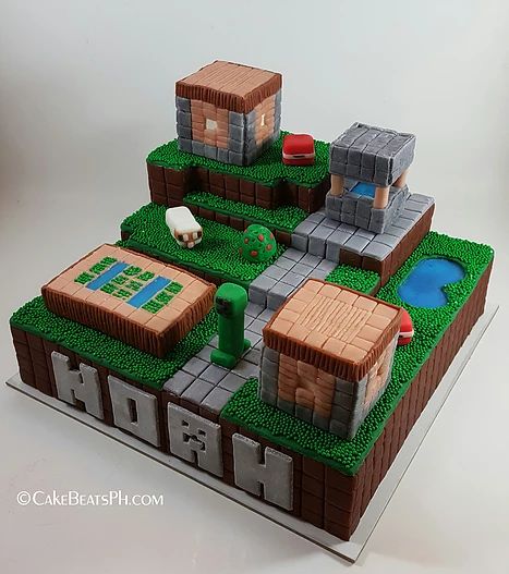 Minecraft Cakes For Birthdays Minecraft Cakes For Birthdays