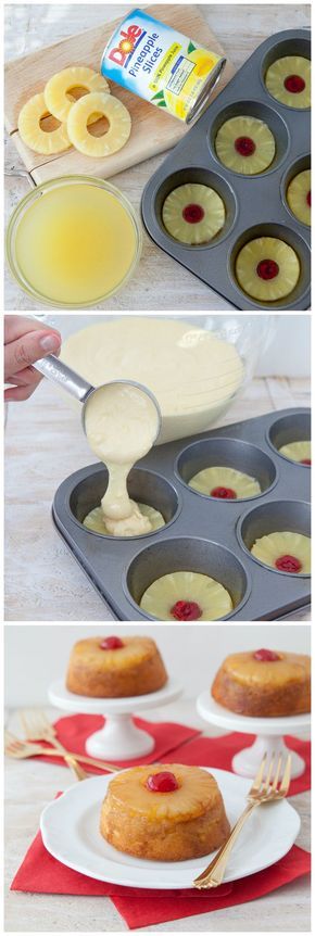 Pineapple Upside-Down Minis