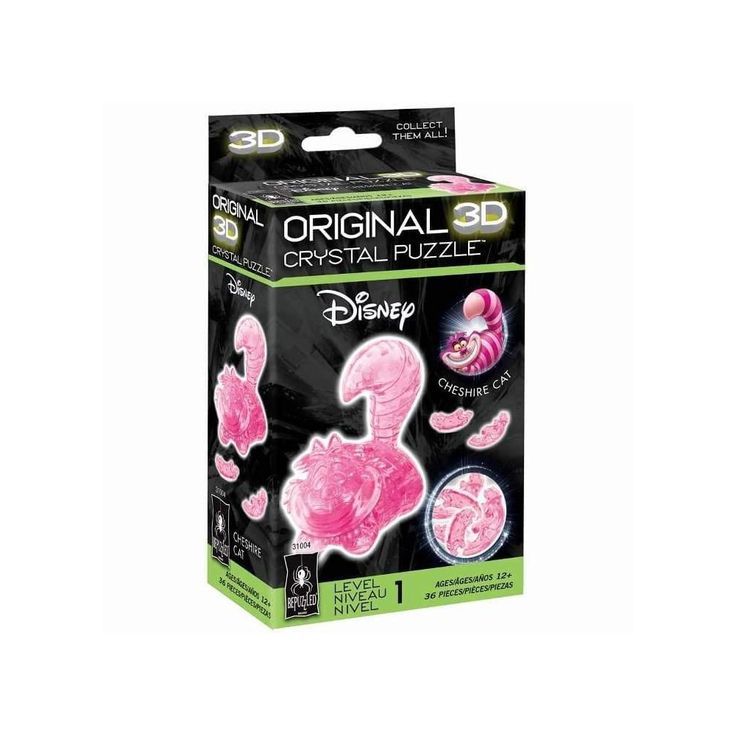 Original 3d Crystal Jigsaw Puzzle Pink Roses Vase DIY Assembly Brain Teaser Fun for sale online