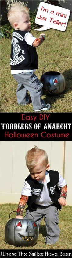 Sons of Anarchy Toddler Halloween Costume: Toddlers of Anarchy Cuteness! Here...