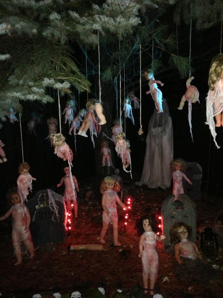 babydoll forest night time haunted woodshaunted foresthaunted trail ideashaunted houseshaunted halloweenhalloween stuffhalloween