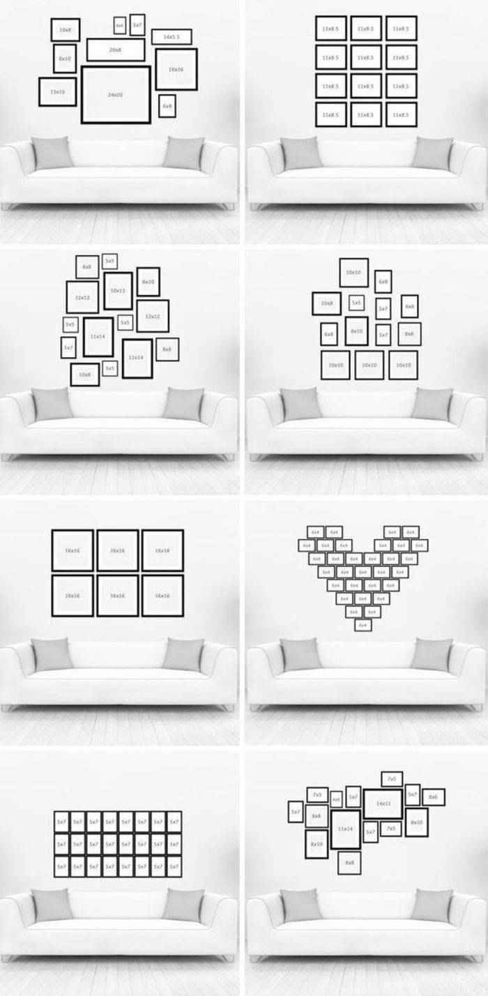 ▷ 17 + conseils et idées pour arranger un mur de cadres parfait ▷ 17 + conseils et idées pour arranger un mur de cadres parfait