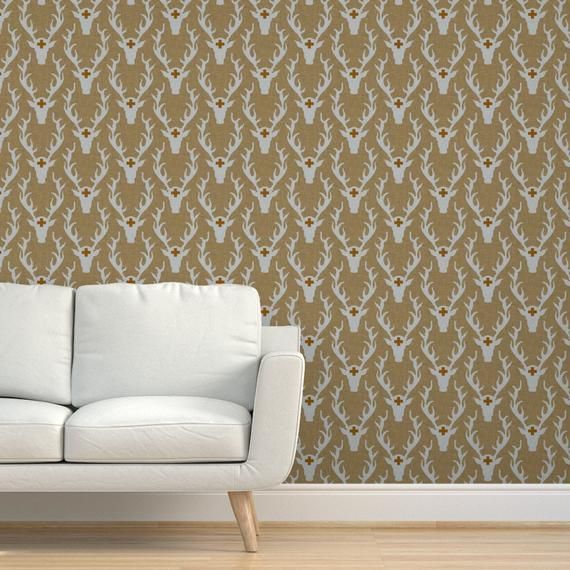 Peel And Stick Vinyl Wallpaper Red Sweater Dog Pattern Etsy Kids Room Wallpaper Vinyl Wallpaper Peel And Stick Vinyl