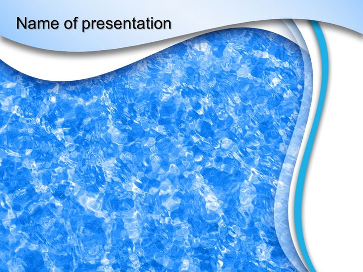 water ppt template