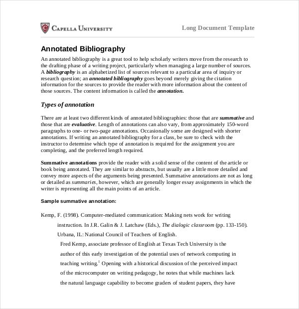 10 best Bibliography Templates images on Pinterest Sample resume