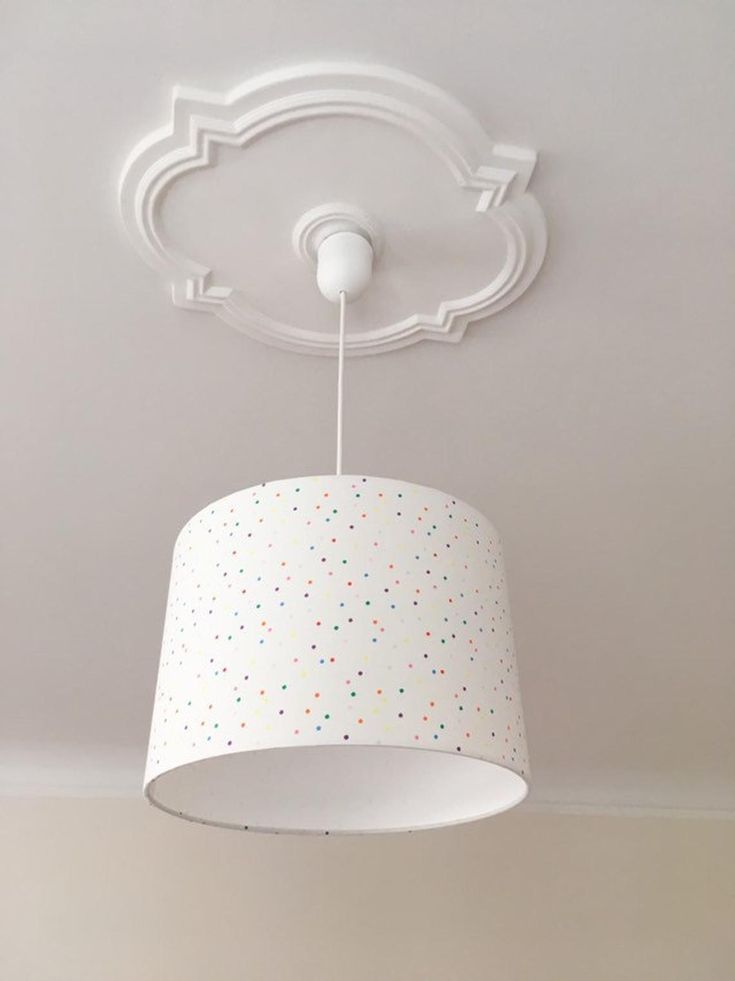 Lampshade Nursery Confetti Childrens Lamp Room Hanging Ceiling Dots Gifts For Children Floor La Lamps - White Childrens Lampshade Lampshade Nursery Confetti Childrens Lamp Room Hanging Ceiling Dots Gifts For Children Floor La Lamps - White Childrens Lampshade