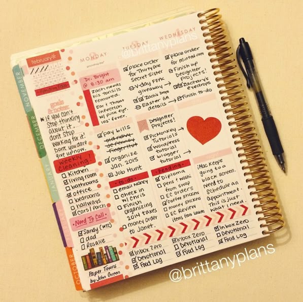 planners for college students 2018