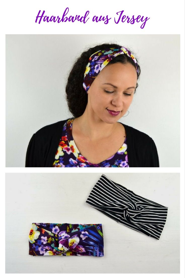 DIY Turban Haarband nähen