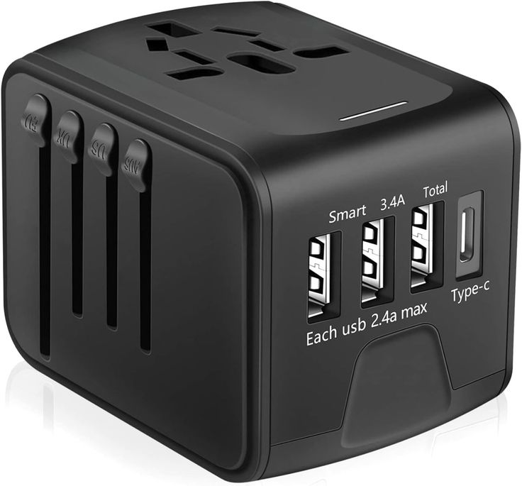 APzek Adaptador De Viaje Internacional Adaptador De Corriente Todo En apzek-adaptador-de-viaje-internacional-adaptador-de-corriente-todo-en