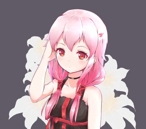 Anime character with pink hair