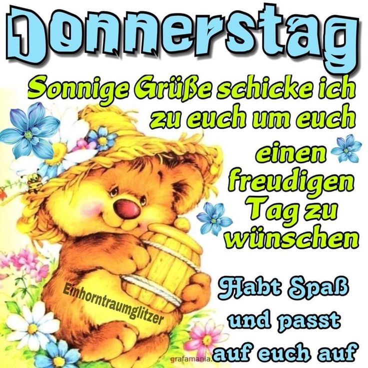 Grüße zum donnerstag bilder