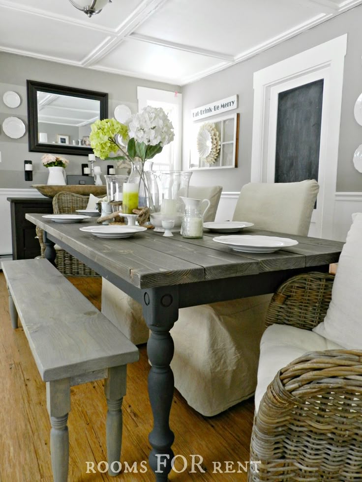 11 Grey Dining Room Furniture Ideas 11 Grey Dining Room Furniture Ideas, Grey Painted Dining Room Furniture