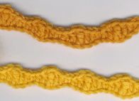 Half treble crochet, easier to understand! Yo twice. Insert hook in next stitch ...