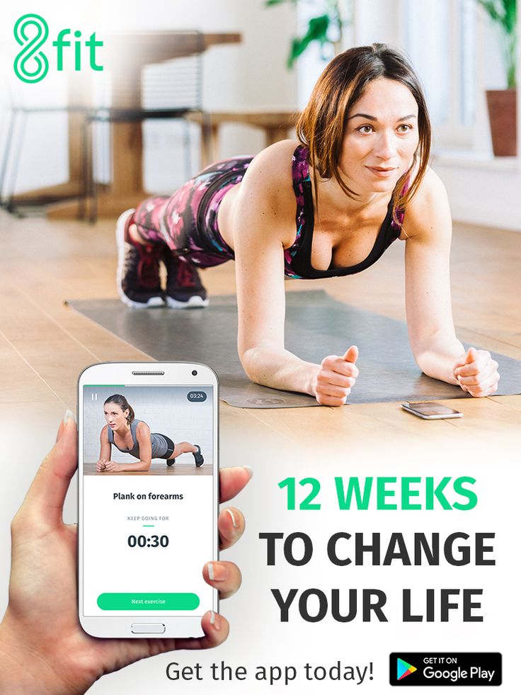 Get the app today & change your life for good. 8fit - Fitness, Nutrition & Personal Trainer for Android & iPhone Get customized workout & meal plans to get fit & healthy. http://go.8fit.com/8fitPinterest