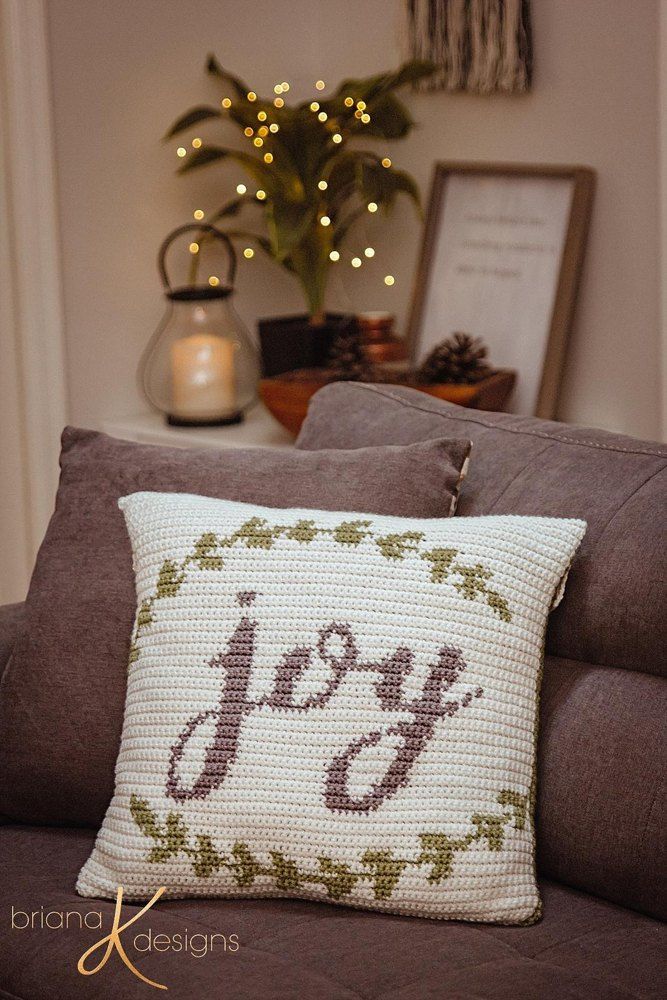 Joy Pillow Cover Crochet pattern by Joy Pillow Cover Crochet pattern by