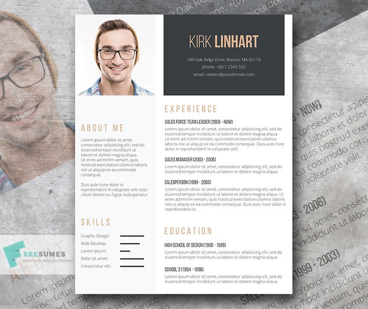 98 best free resume templates for word images on pinterest headshot templates free download