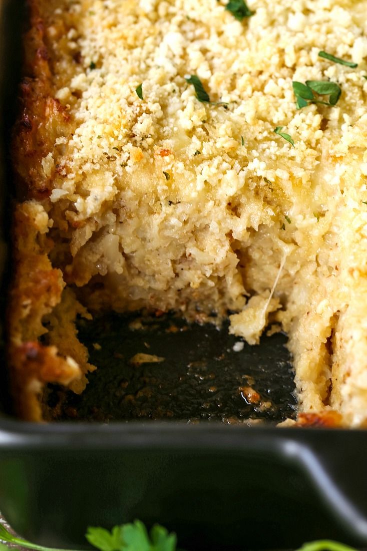 This Parmesan Roasted Cauliflower Gratin Starts With Flavorful