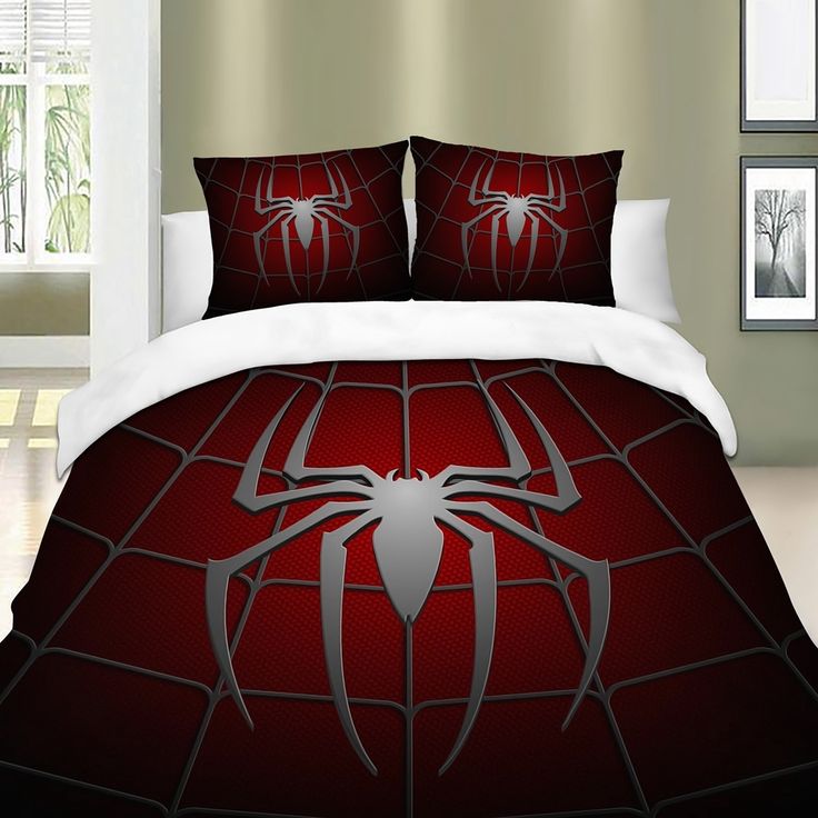Duvet Cover Twin Queen King Size Bedclothes 3pcs Bed Linens Luxury Bedding Sets Duvet Cover Twin Queen King Size, Spiderman King Size Bedding