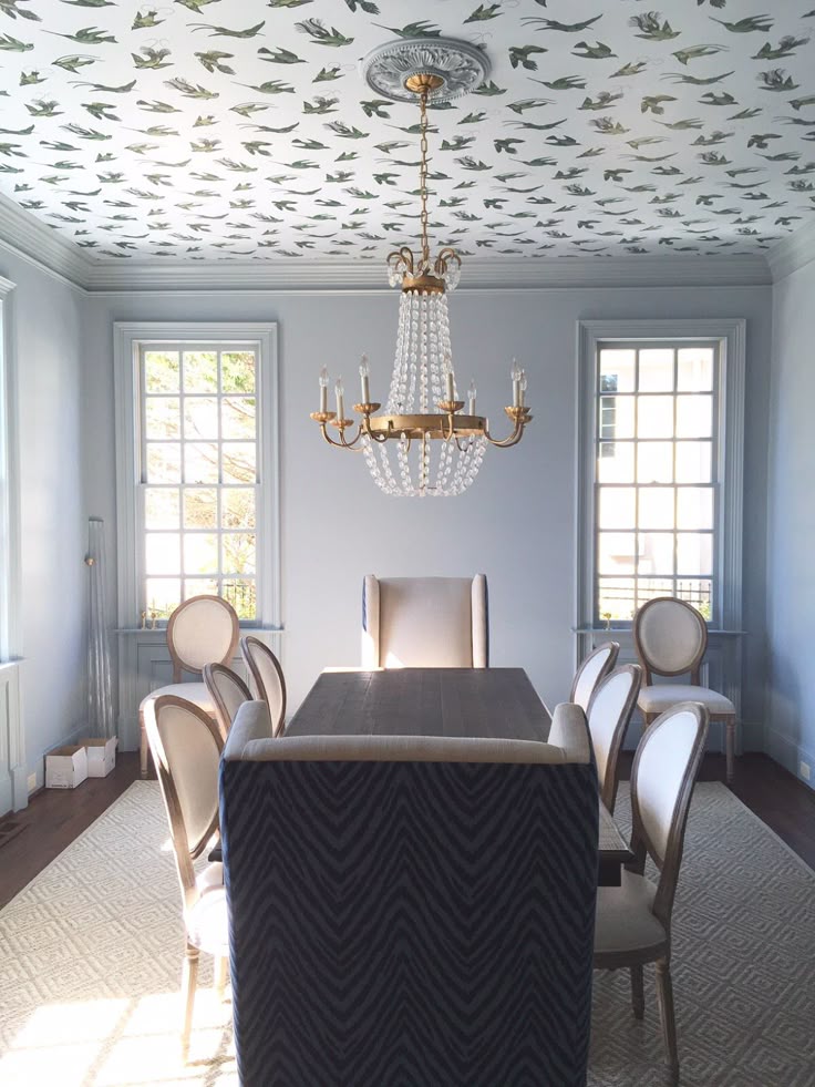 84 best Dining Rooms images on Pinterest | Wallpaper, Dining room ... 84 best Dining Rooms images on Pinterest | Wallpaper, Dining room ...