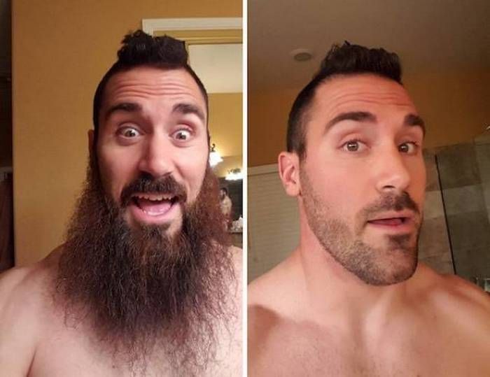 Before And After Beard Grooming (22 Photos) Beard grooming, Hair