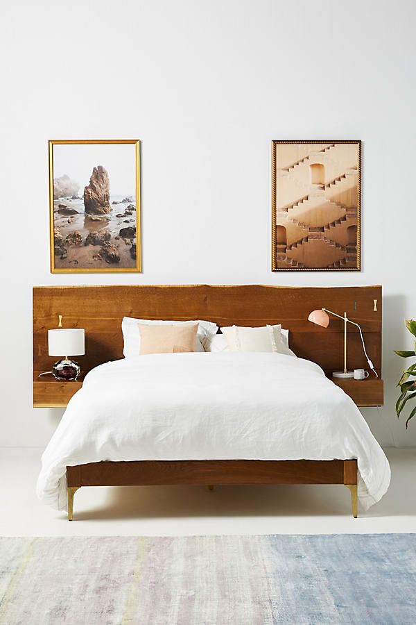 Diy Platform Bed With Floating Nightstands Diy Platform Bed Diy Bed Frame Bedroom Diy