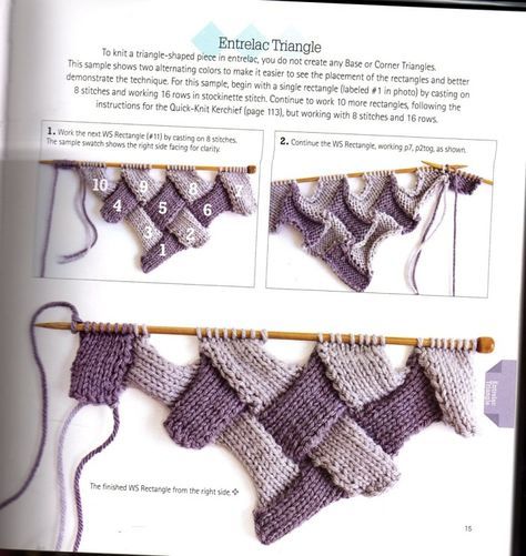 Entrelak Orgu Teknigi Resimli Anlatimli 8 Knitting Entrelac Knitting Entrelac Entrelak Orgu Teknigi Resimli Anlatimli 8 Knitting Entrelac Knitting Entrelac