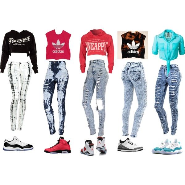 lovely crop top outfits with jordans 2017