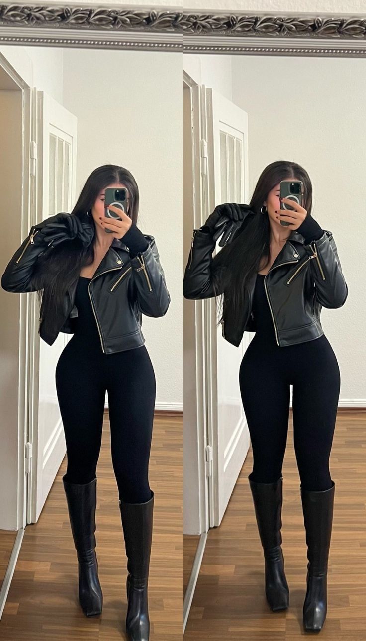 winter clubbing outfit
