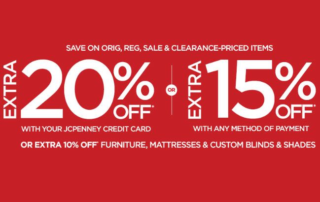 Jcpenney coupon codes 20 off discount on using your jcpenney credit Jcpenney coupon codes 20 off discount on using your jcpenney credit