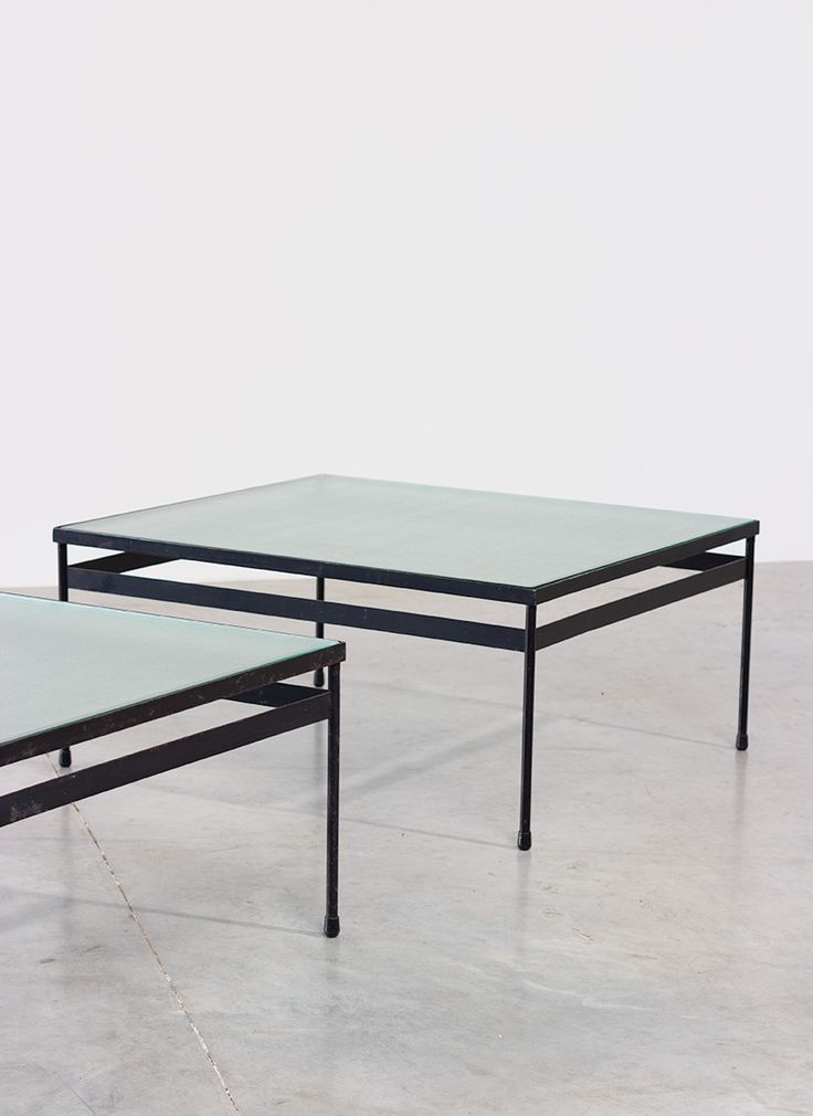 86 Best Table Salon Images On Pinterest Couch Centre And Chairs Pair Iron And Textured Dalle De Verre Coffee Tables Circa 1950