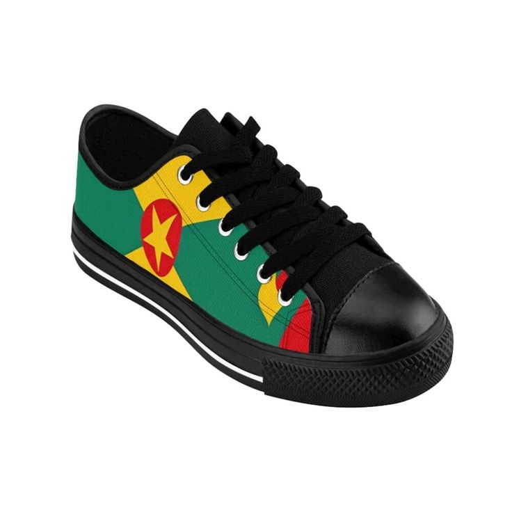Canvas Low Top Sneaker Casual Skate Shoe Mens Womens Trinidad and Tobago Flag National Emblem Canvas Low Top Sneaker Casual Skate Shoe Mens Womens Trinidad and Tobago Flag National Emblem