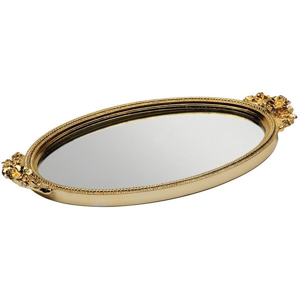 Taymor Gold Antique Rose Mirror Tray 20 Liked On Polyvore Featuring Home Decor Small Item Storage Vanity Mirror Vanity Tray, Rose Gold Mirror Vanity Tray