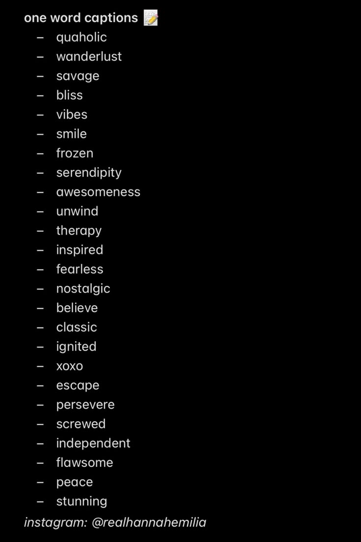 Insta One Word Captions In Multiple Languages And Numbers insta-one-word-captions-in-multiple-languages-and-numbers