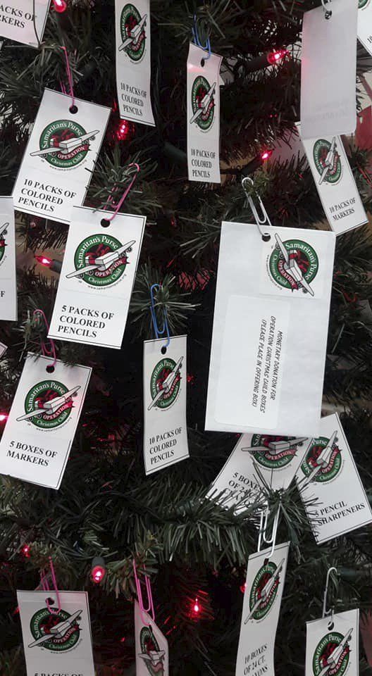 Operation christmas child labels for boxes