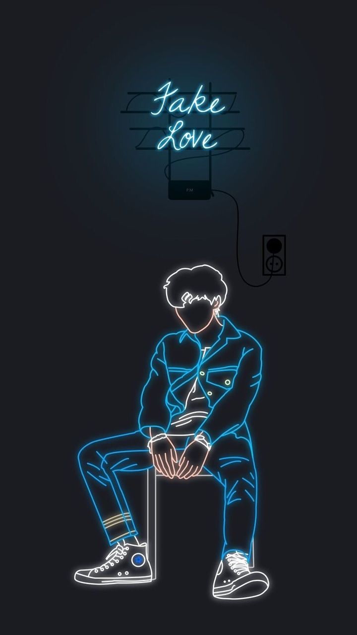 Badass Background Wallpaper Tumblr Lockscreen Neon Wallpaper Bts Wallpaper