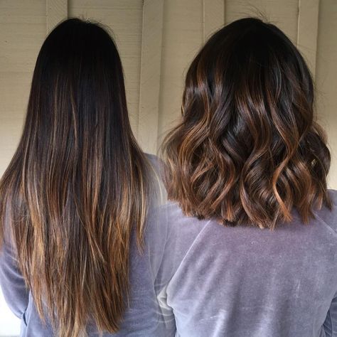 Tendance Coiffure Balayage touch up and lob haircut TransformationMONDAY