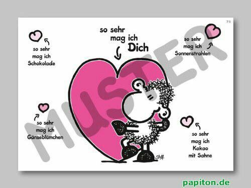 Ich mag dich sehr spanisch