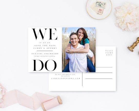 printable save the date postcard template classic photo printable save the date postcard templates
