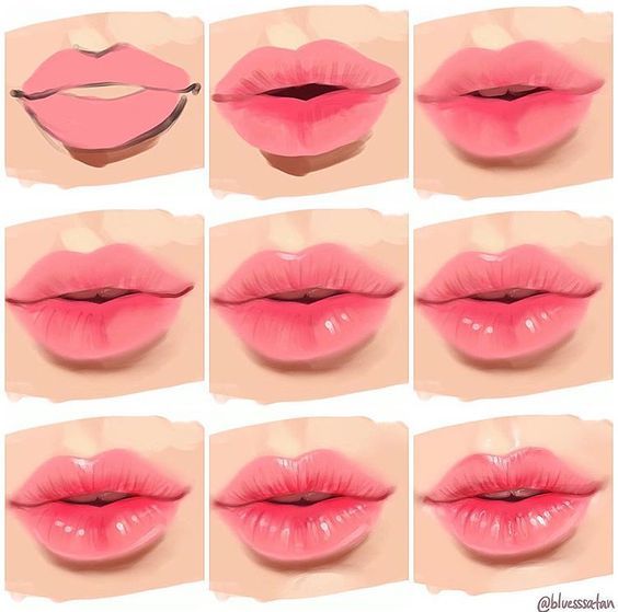 how to draw cartoons - creative ideas | Sky Rye Design | Lips ...