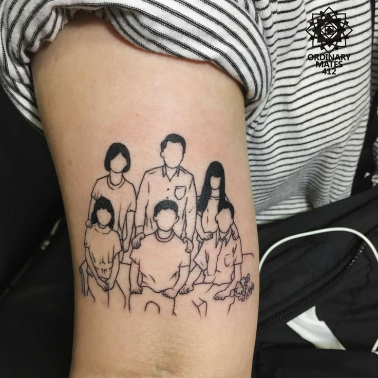 Gym vintage mom tattoo
