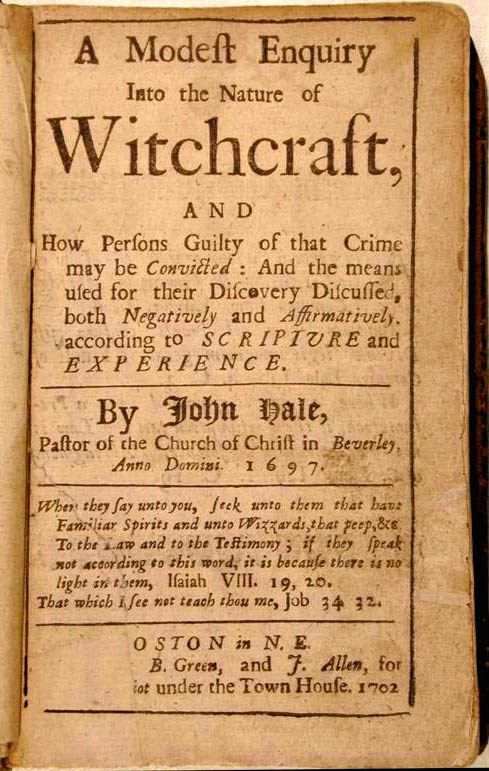 Salem witchcraft trials research paper