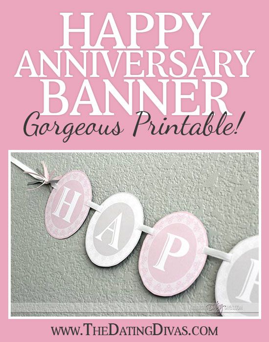 happy anniversary banner anniversary ideas pinterest