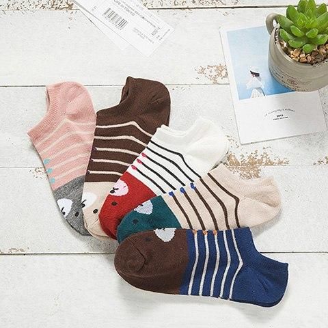 Nice Casual 1 Pair Lovely Soft Women Girl Short Sock Boat Socks Ankle Sock