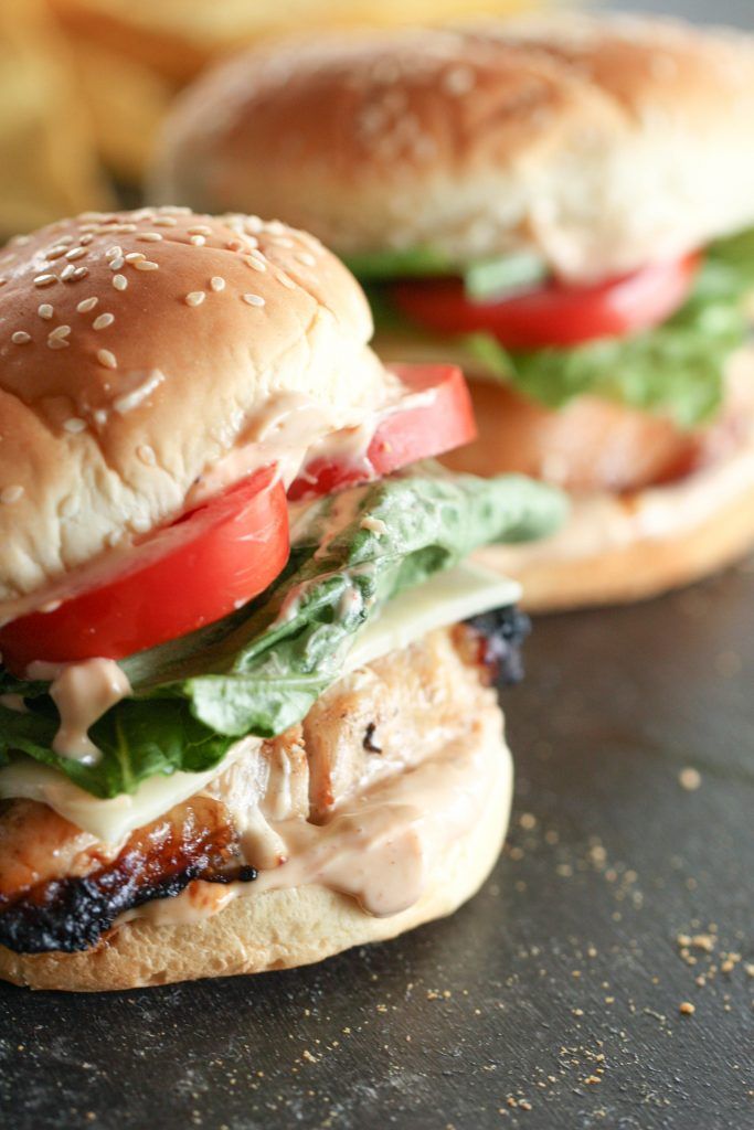 Marinated Grilled Chicken Sandwich Marinated Grilled Chicken Sandwich