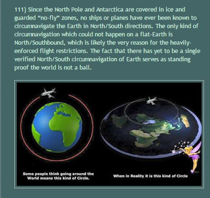 Image result for flat earth when in reality its this circle