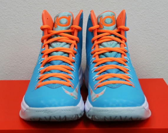 Guarantee Quality Nike KD V Teal Orange