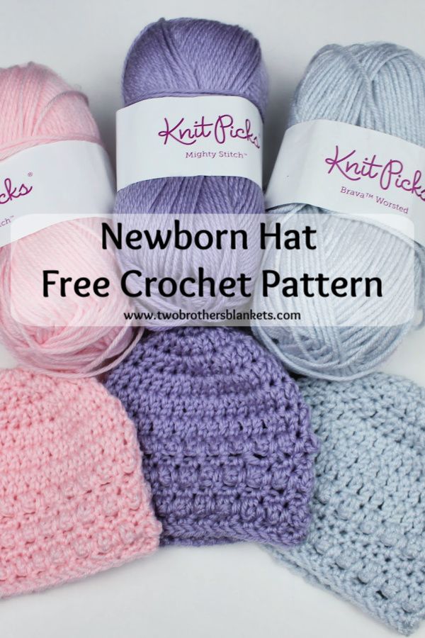 Crochet Little Textures Newborn Beanie Free Pattern Crochet Baby Hat Patterns Newborn Beanie Crochet Hats