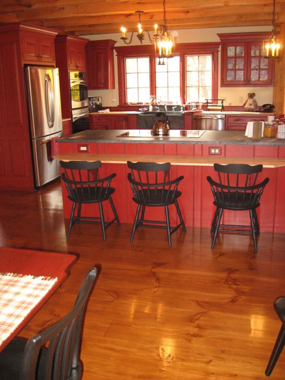 Plank Floors In Kitchen Plank Floors In Kitchen